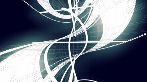 escala espiral redonda futurista, animación 3d de escaleras futuristas con bonitos efectos de luz brillantes e iluminados, fondo abstracto, concepto de futuro y tecnología, 4k de alta calidad, animación 4d.