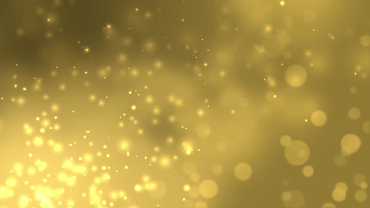 Yellow Bokeh Background