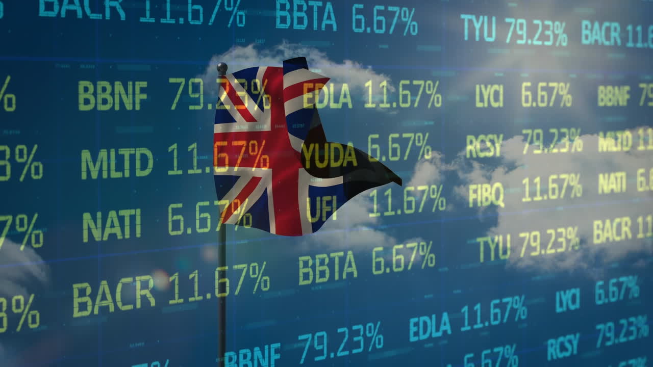 기내 카드를 통해 금융 데이터 처리의 애니메이션