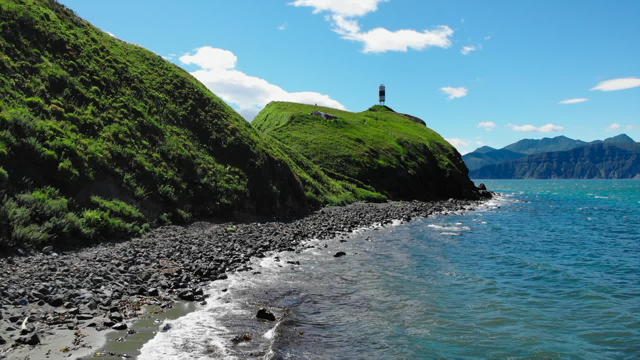 Scenic Coastal Landscape with Lighthouse
