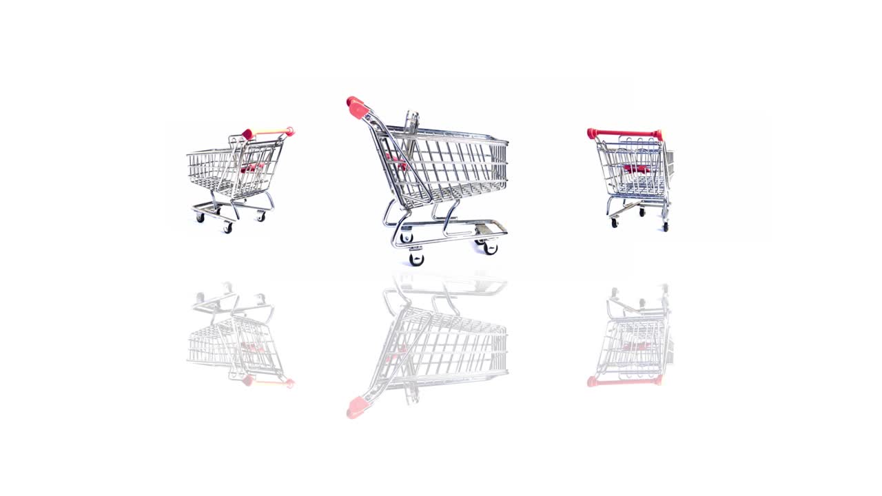 carrito giratorio de supermercado, sitio web de comercio electrónico carrito de compras giratorio