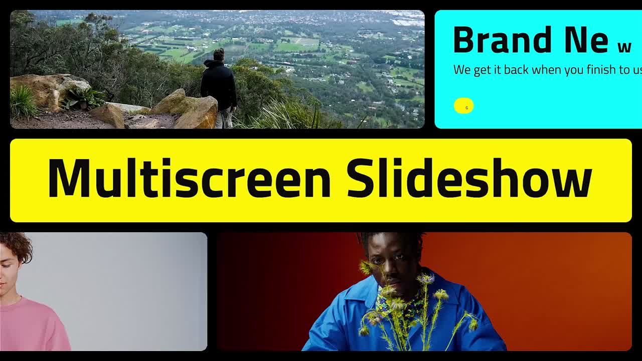 Živá prezentace na více obrazovkách s dynamickými fotorámečky a video rámečky