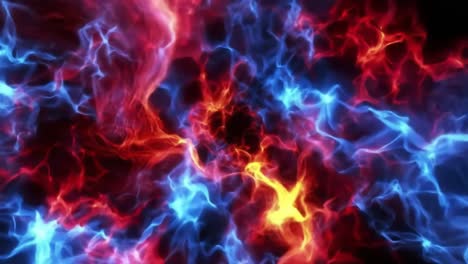 abstract fire and smoke visual effect