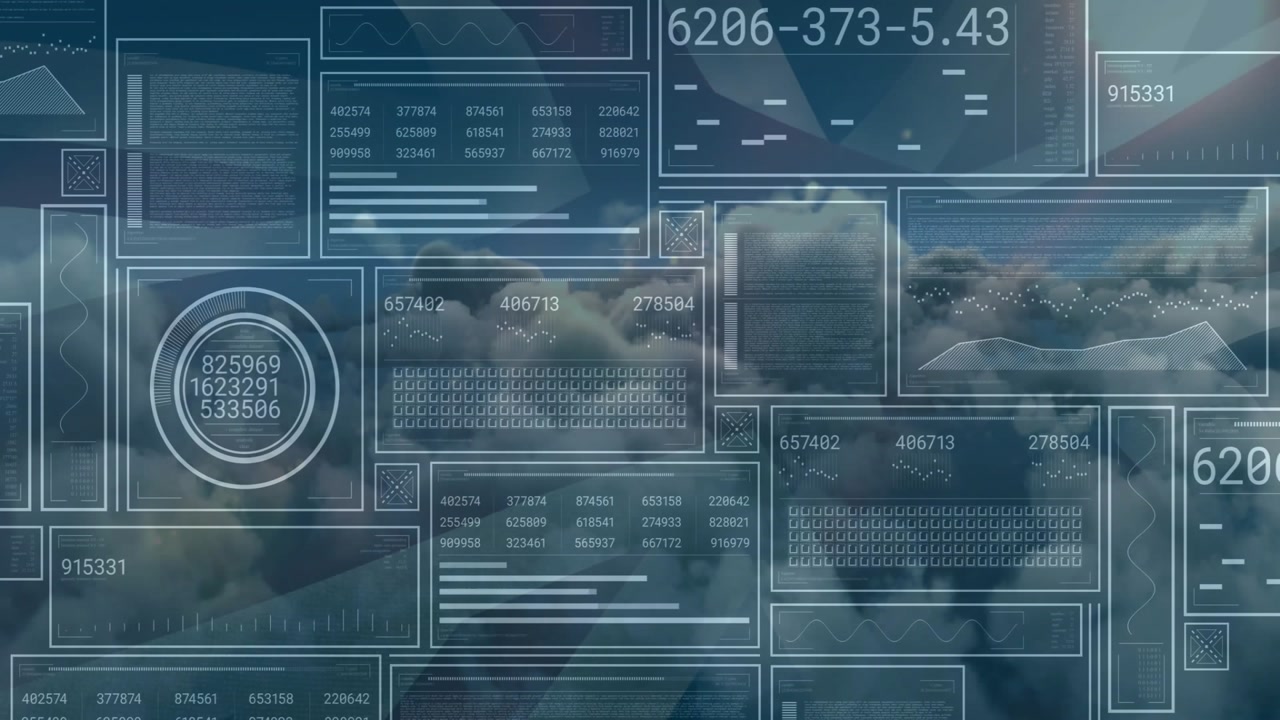 Starting sequence, transparent flight HUD updating numeric gauges and charts for live data overlay