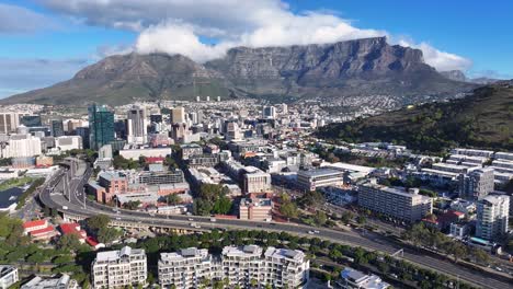 innenstadt von kapstadt im westlichen kap von südafrika