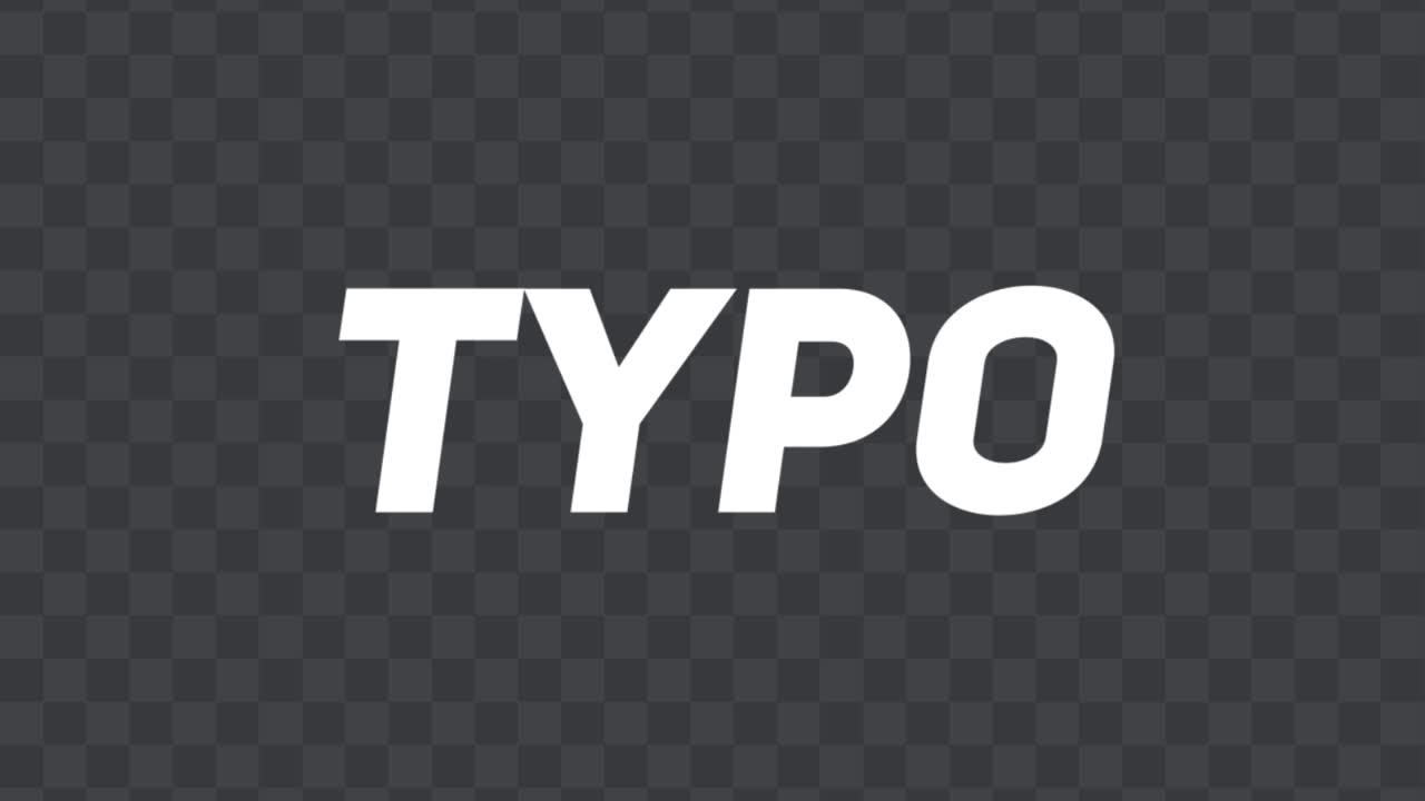 Kinetisk typografi stil 04 Adobe After Effects 2023 Opløsning 3840×2160.