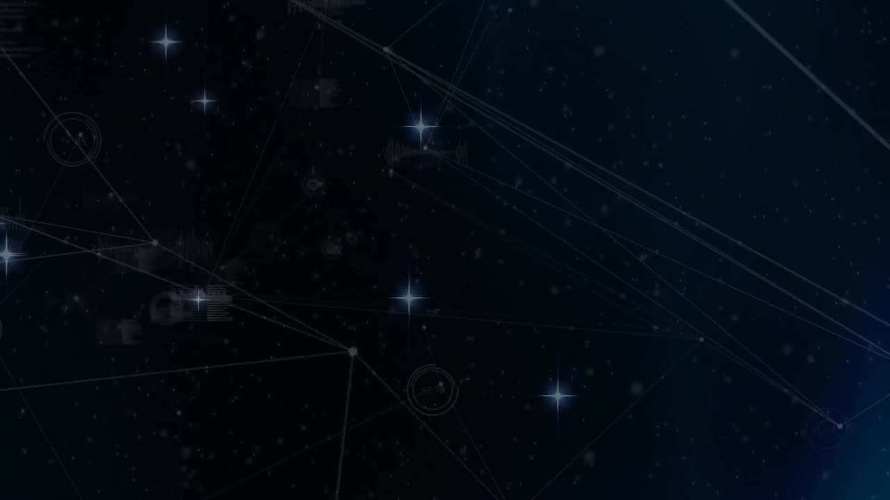 별 위의 연결망의 애니메이션