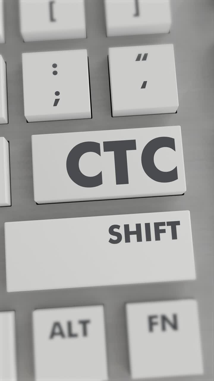 CTC: Pressione dei tasti sulla tastiera - Video verticale