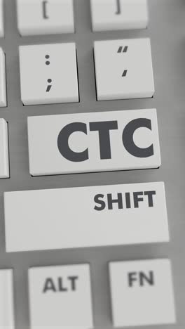 CTC BUTTON PRESSING ON KEYBOARD Vertical Video