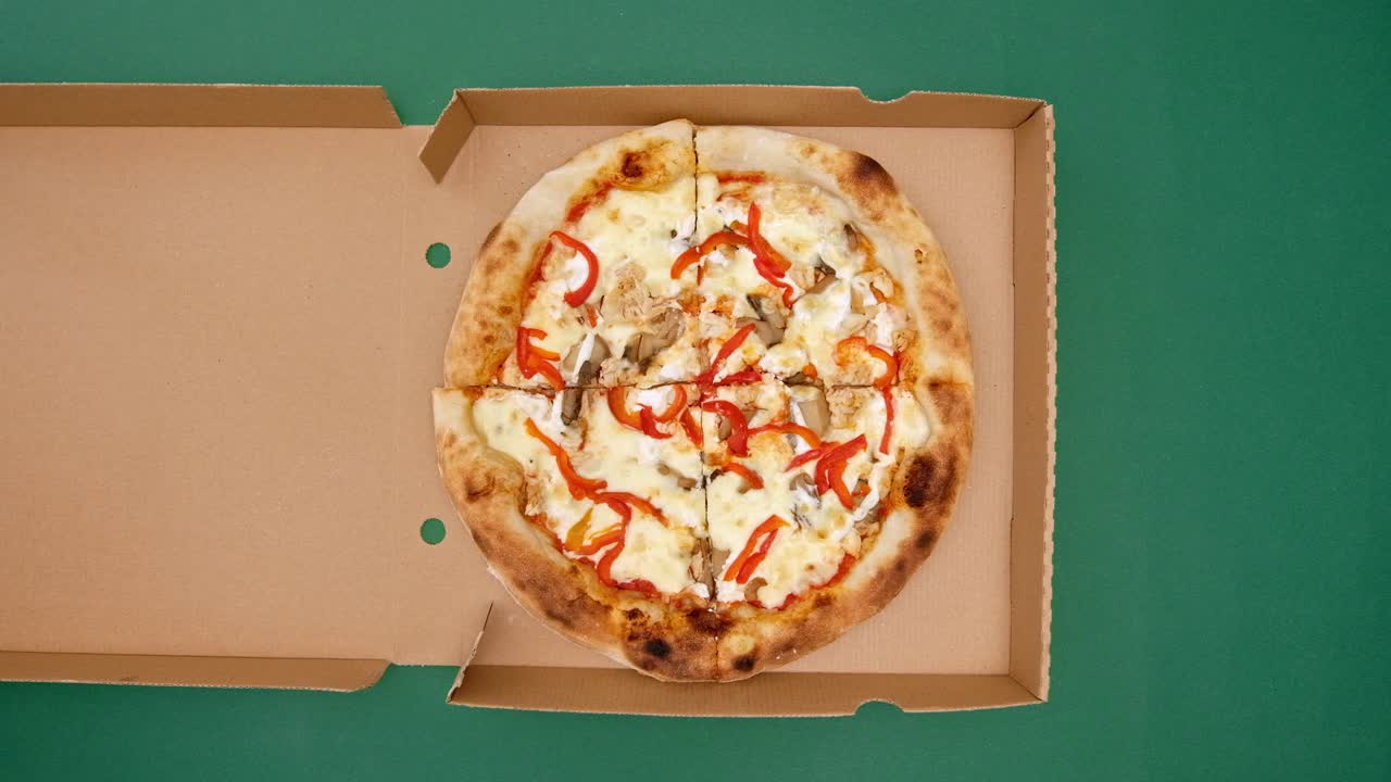 Group of man friends taking a piece of pizza