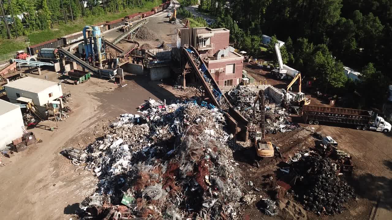 Metal recycle facility, Raleigh North Carolina.