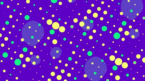 círculos geométricos coloridos fondo de movimiento abstracto 4k