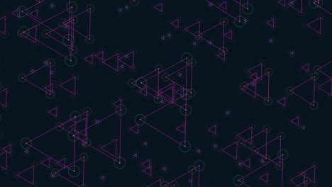 dynamic geometric pattern black and purple triangles and lines