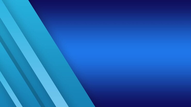 Blue stripe rectangle on gradient background
