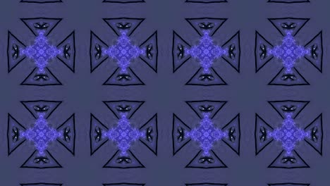 fondo decorativo de neón abstractamente adornado con bucles. caleidoscopio o mandala de neón 3d.