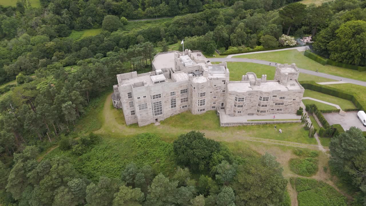 Aerial View of Bolsover Castle