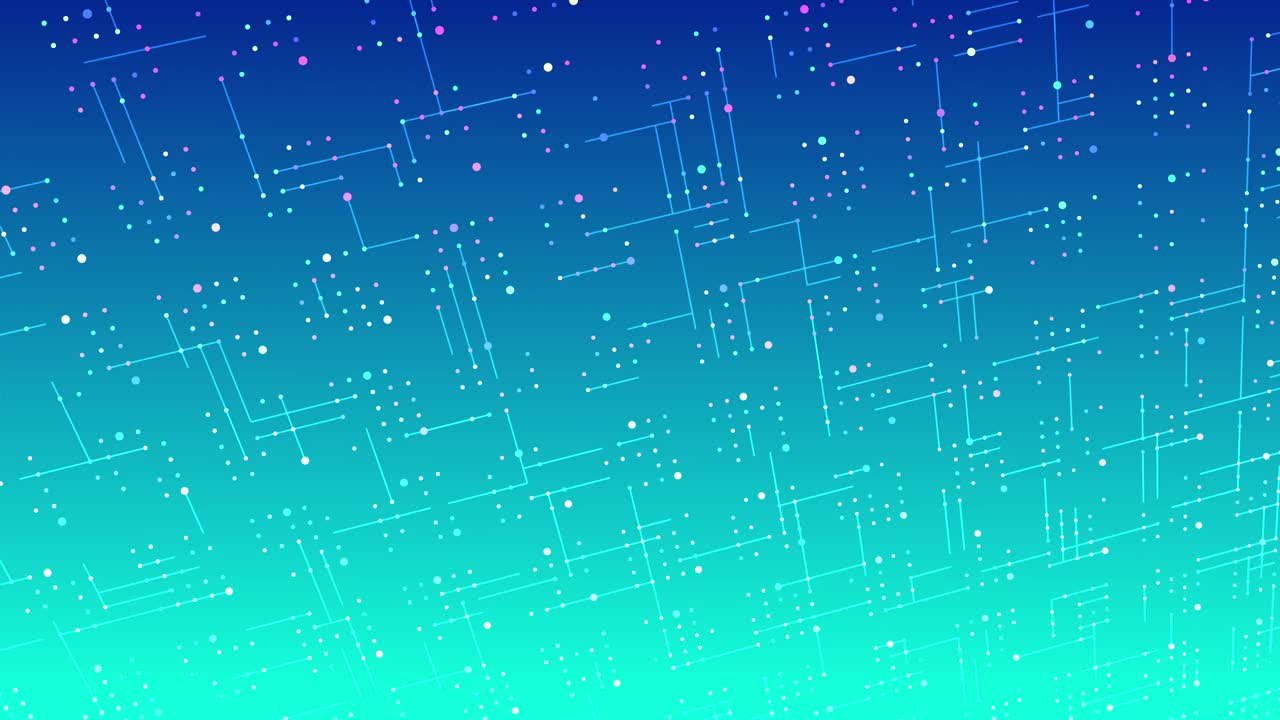 sistema de red de campo de datos en azul