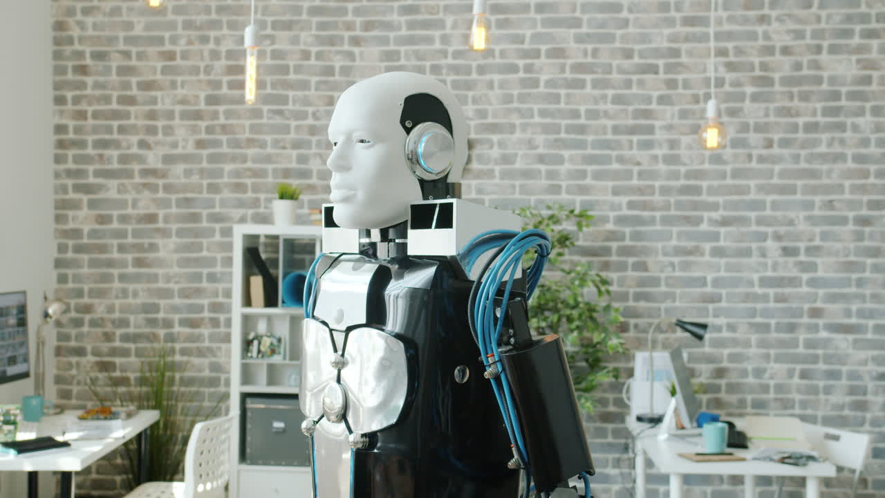 Robot in a Modern Office