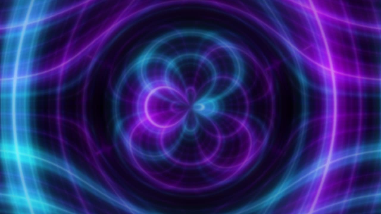 linee laser contorte futuristiche, video in loop