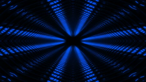 blue hallway background loop