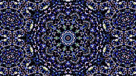 bright abstract light governing blue color, kaleidoscope,full color background