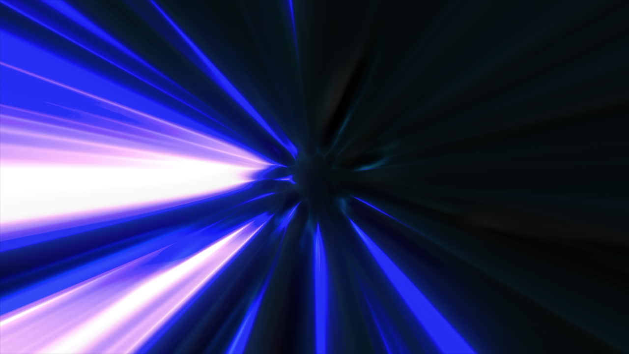 Abstract Glowing Tunnel Effect