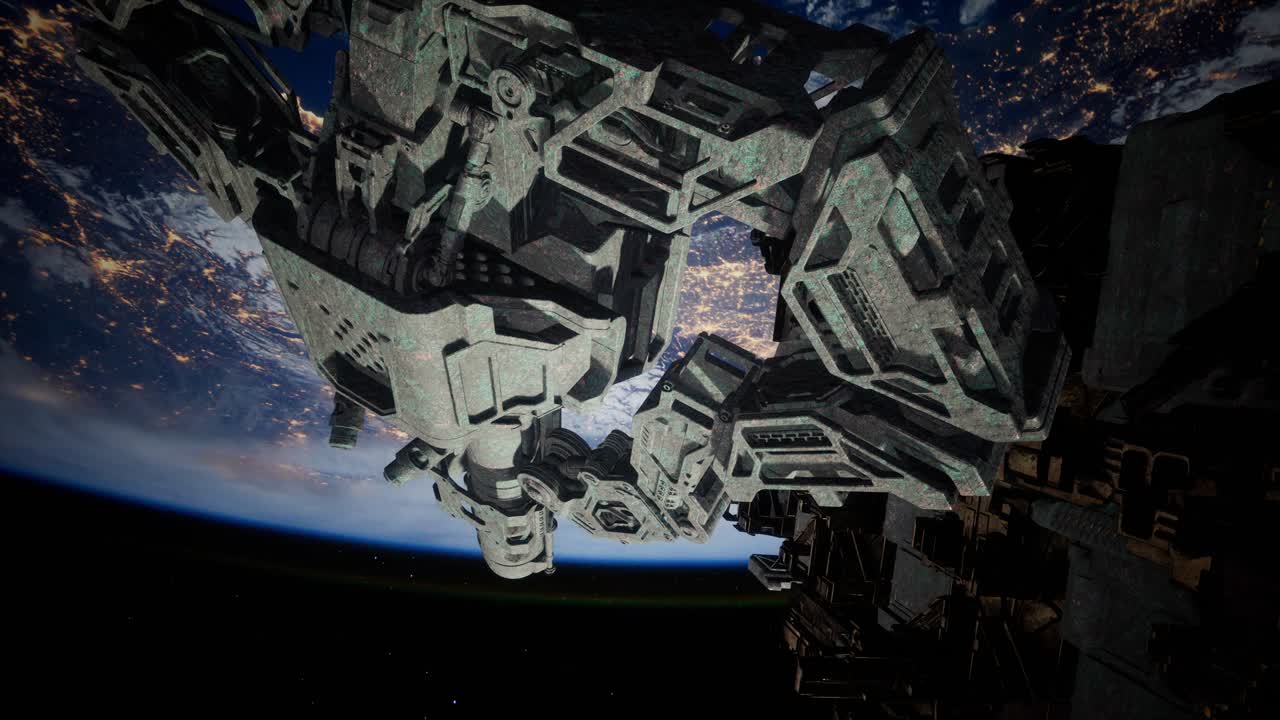 어머니 우주선으로 알려진 거대한 우주선의 함대가 지구 위에 위치를 잡고 있습니다.