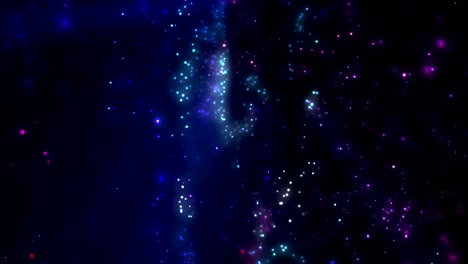círculo de fondo de partículas brillantes de colores