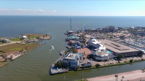 drone video of the kemah boardwalk in kemah texas