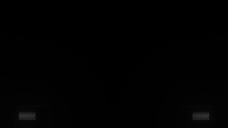Abstract Glowing Green Panels