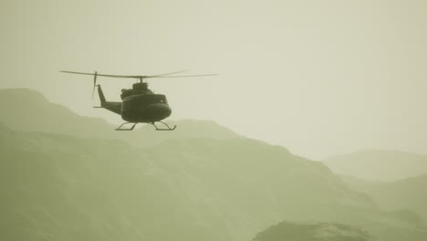 Slow-Motion-United-States-military-helicopter-in-Vietnam