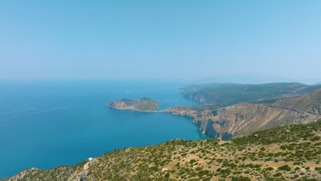 coastal view from high altitude