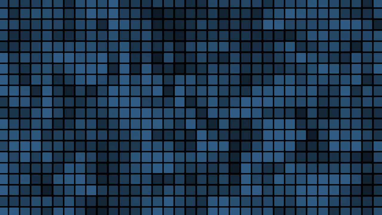 Motion geometric blue square polygon square pattern background.