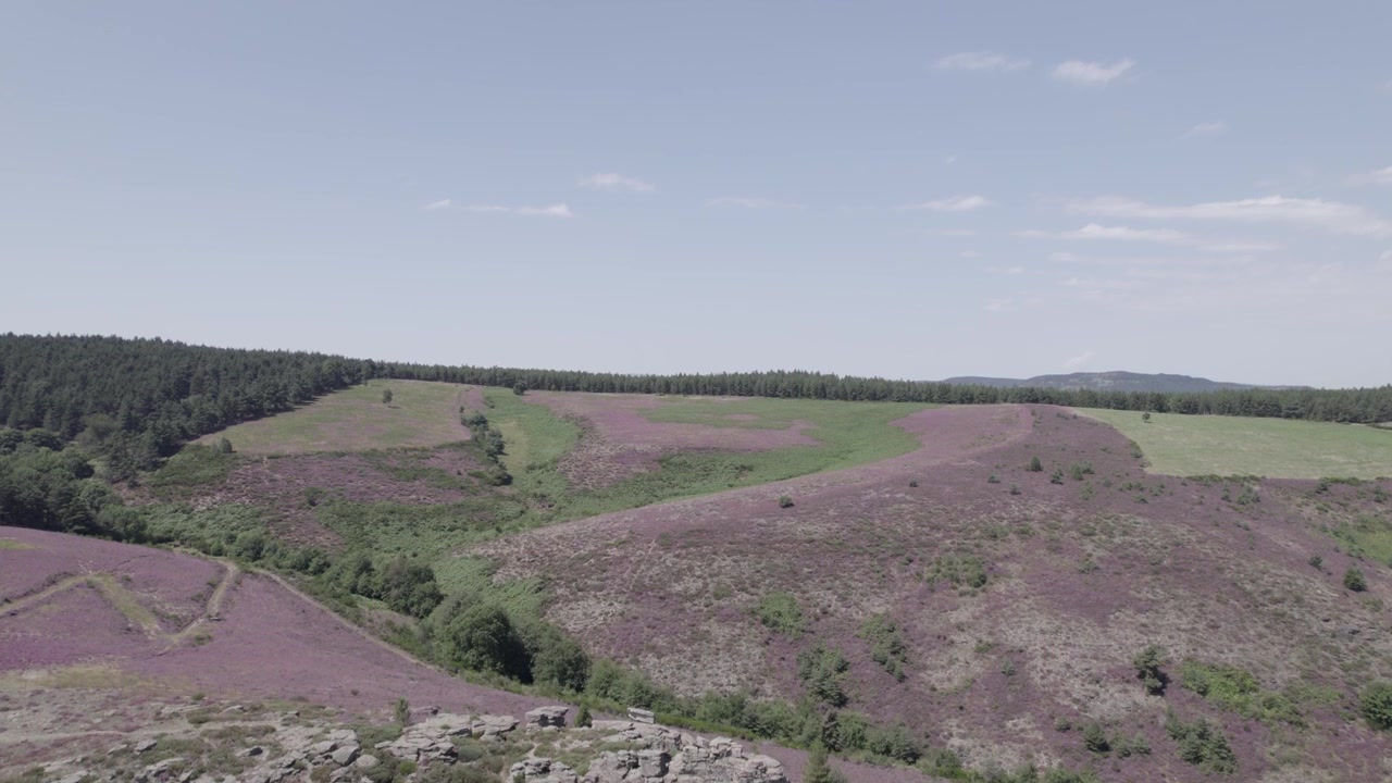 video con drone volante parco nazionale delle cevennes francia