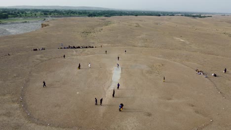 El-Estadio-De-Cricket-Del-Pueblo-En-Haskamena