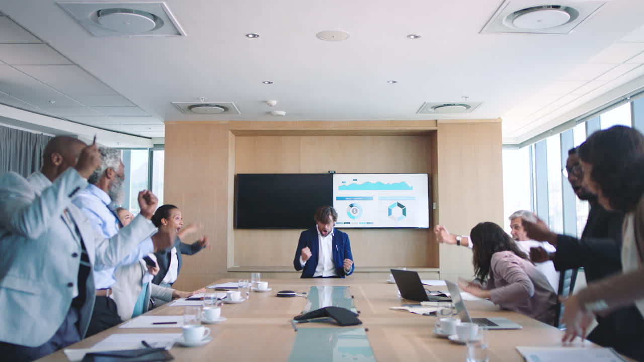 비즈니스 미팅, 축하