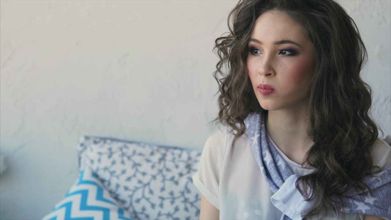 Woman enjoying coffee and snack