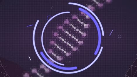 Animation-of-dna-strand-over-eye-icon