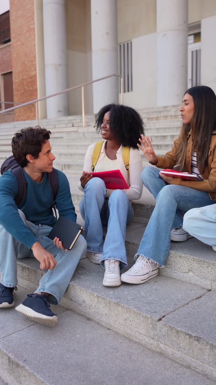 Gruppo di studenti nel campus