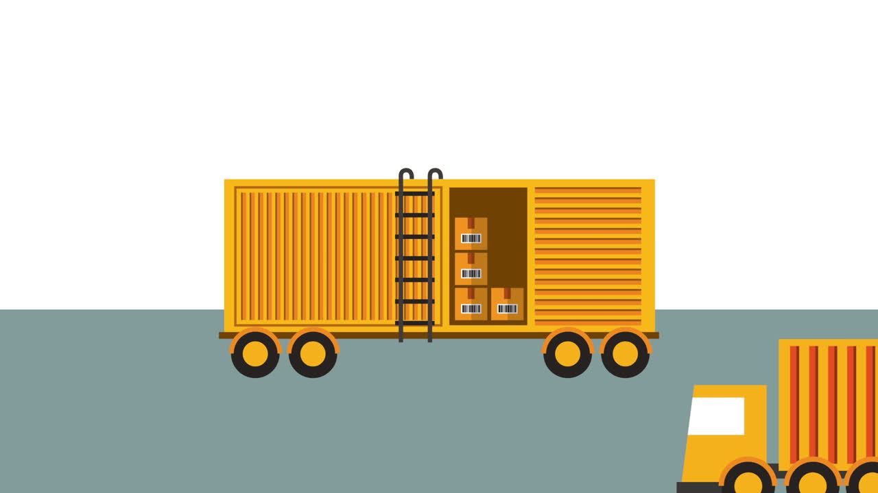 트럭 차량으로 물류 서비스