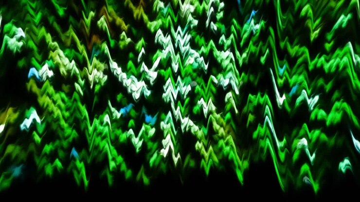 Sfondio del modello di onda verde astratto