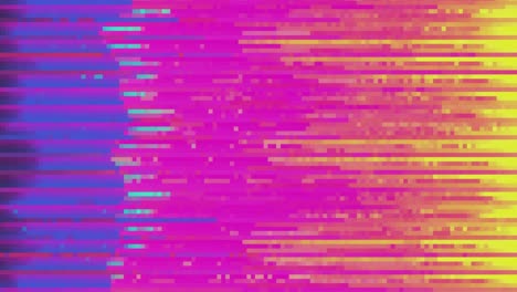 diseño único abstracto animación digital ruido de píxeles error de fallo daño de video
