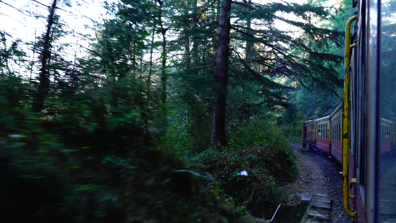 The Kalka–Shimla railway is a narrow-gauge railway in North India which traverses a mountainous route from Kalka to Shimla