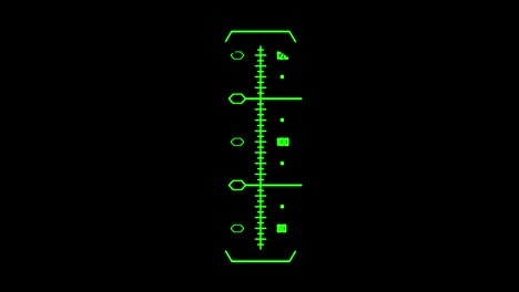 green futuristic pilot monitor. high tech spaceship astronaut spaceman display scanner.