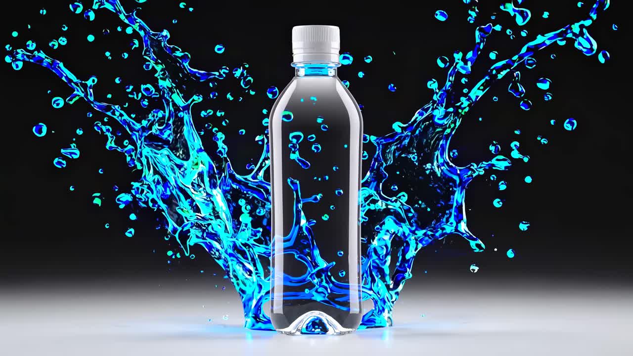 Water Bottle Splash