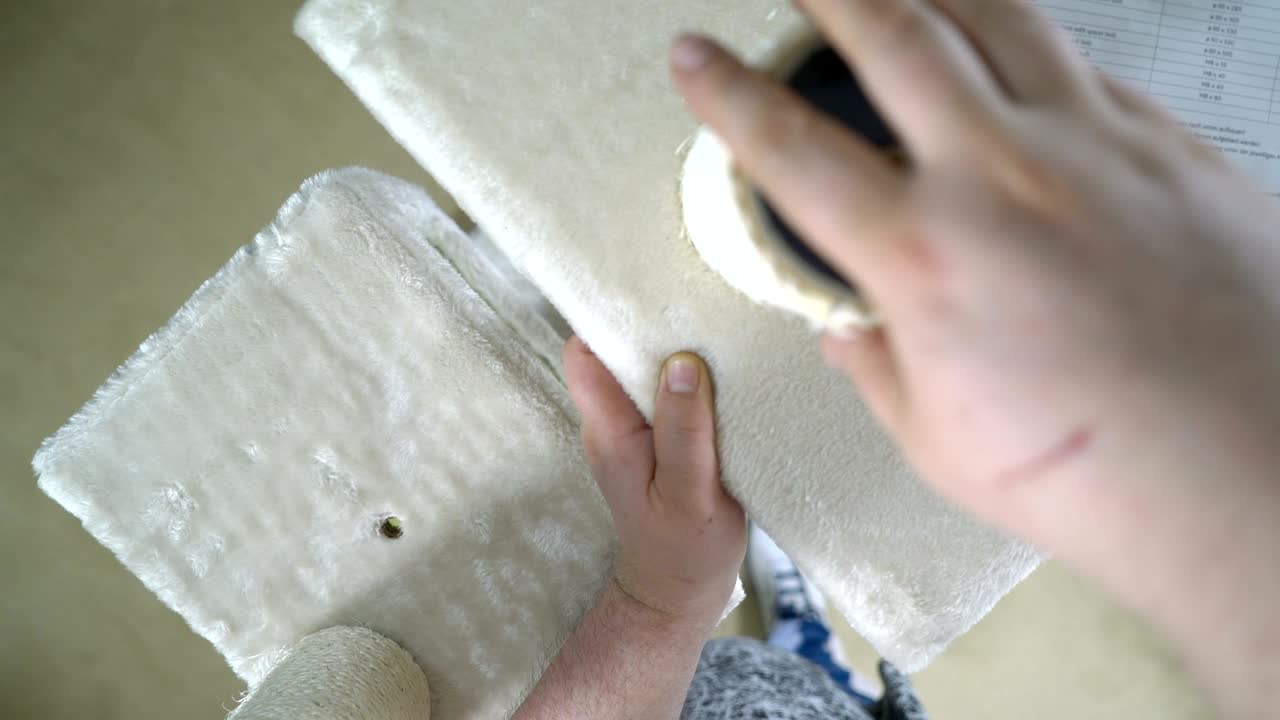 Cat tree house condo assembly