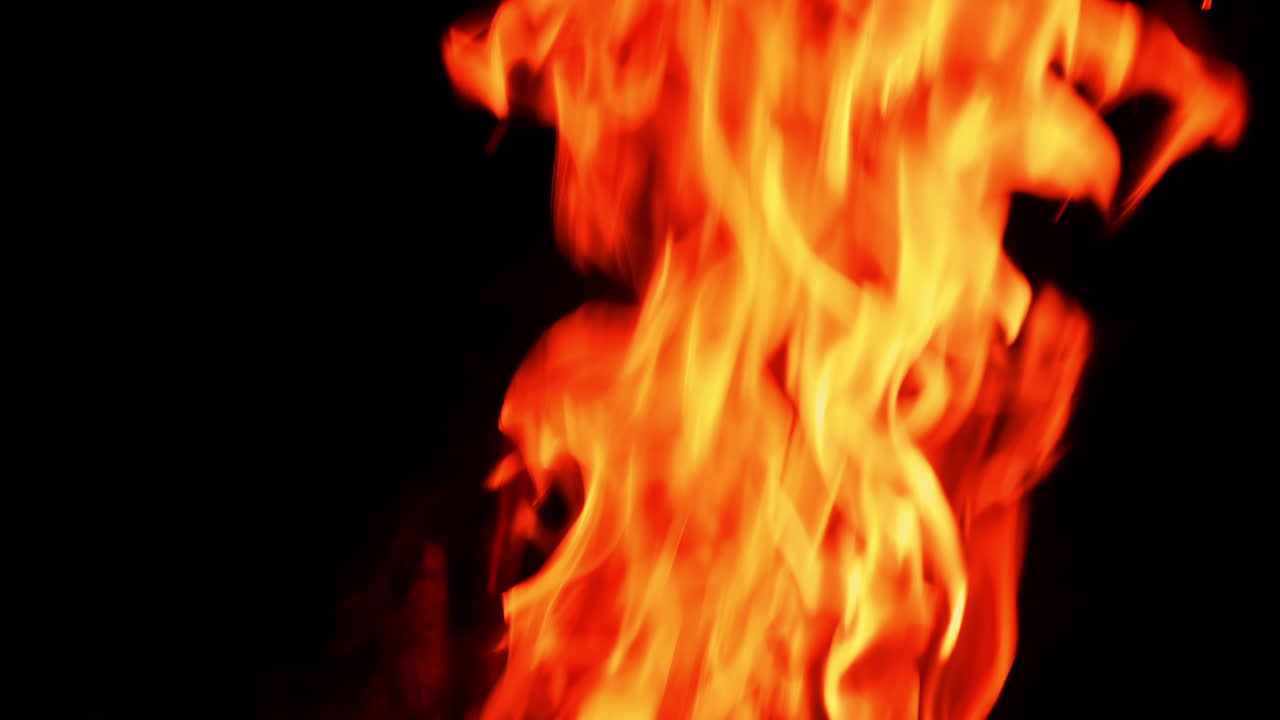 Brændende flammer