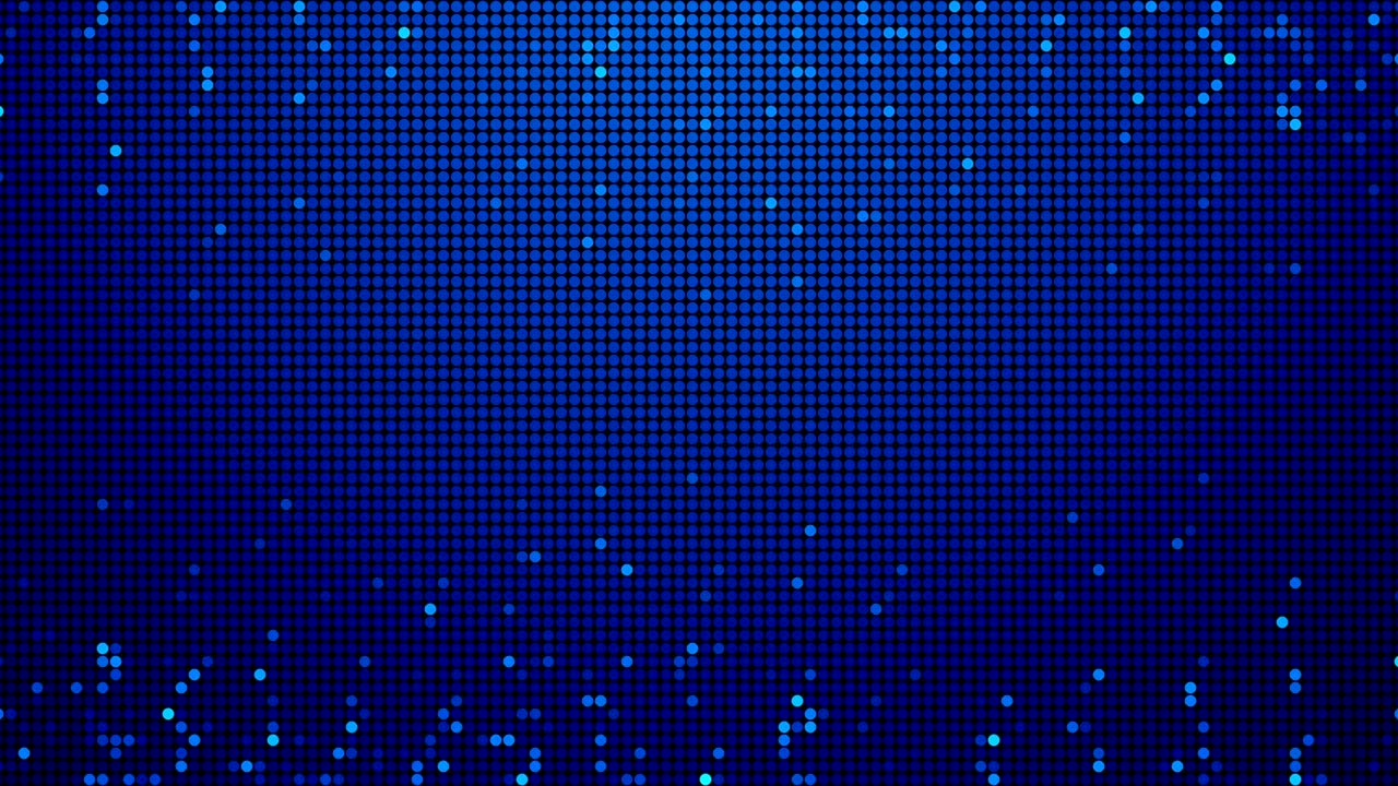 박이는 파란색 led 애니메이션 시엄리스 루프 현대 디자인 폴카 점 비디오 배경