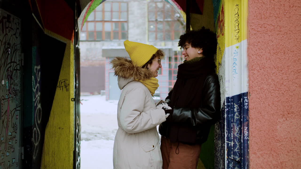 pareja de lesbianas pasando tiempo juntas