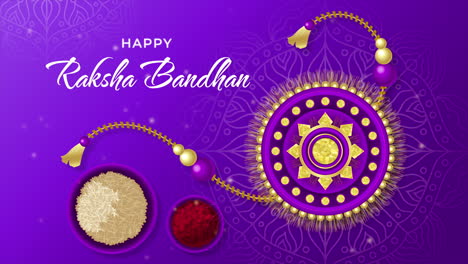 raksha bandhan tarjeta de felicitación festival indio